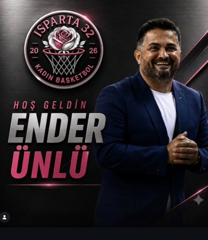 KAYSERİLİ BAŞARILI BASKETBOL ANTRENÖRÜ ENDER ÜNLÜ; ISPARTA 32 KADIN BASKETBOL İLE 3+2 YILLIK...