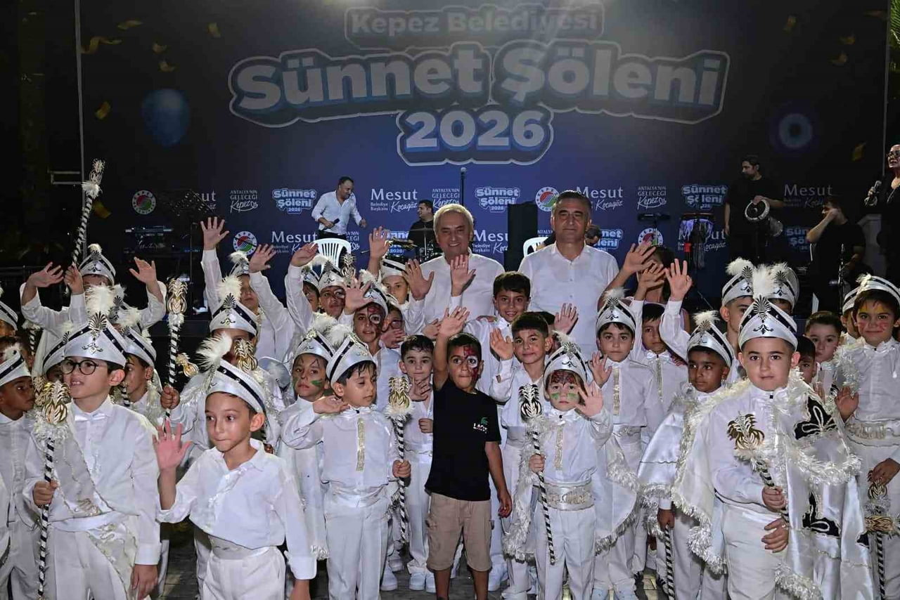 KEPEZ BELEDİYESİ’NİN GELENEKSEL SÜNNET ŞÖLENİ, 500 ÇOCUK VE AİLELERİNİN KATILIMIYLA DOKUMAPARK’TA...