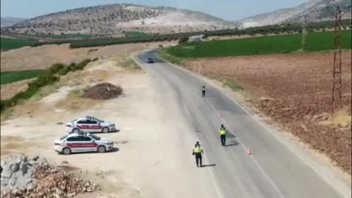 Kilis’te dron destekli trafik denetimi gerçekleştirildi