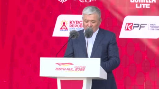 Kırgızistan Bakanlar Kurulu Başkanı Adılbek Kasımaliyev, Uluslararası Motorlu Su Sporları Birliği...