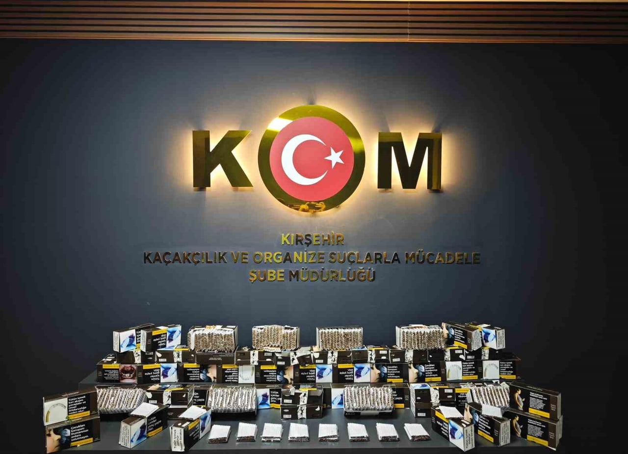 KIRŞEHİR’DE KAÇAKÇILIK VE ORGANİZE SUÇLARLA MÜCADELE (KOM) ŞUBE MÜDÜRLÜĞÜ EKİPLERİNCE BİR İŞ...