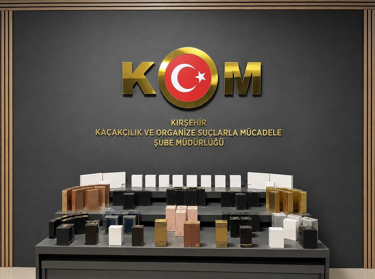 KIRŞEHİR’DE POLİS KAÇAKÇILIK OPERASYONUNDA 79 ADET KAÇAK PARFÜM İLE ÇEŞİTLİ ELEKTRONİK ÜRÜNLER ELE...