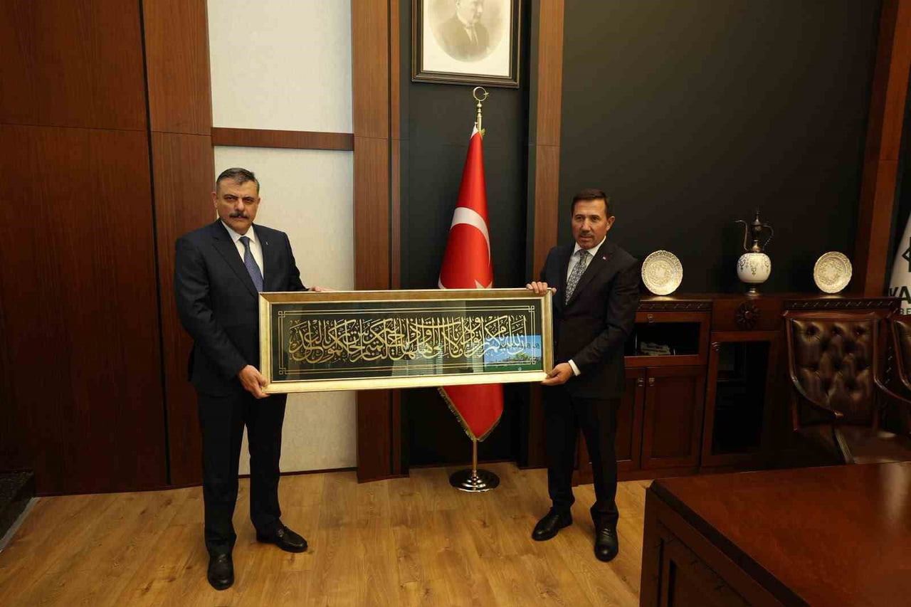 KONYA'DAKİ TEMASLARI KAPSAMINDA KONYA'NIN MERKEZ KARATAY İLÇE BELEDİYESİ'Nİ ZİYARET EDEN İÇİŞLERİ...