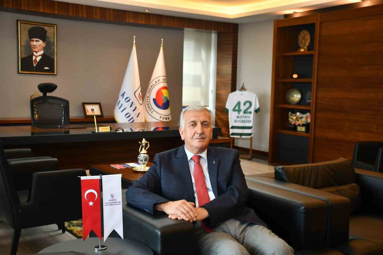 KONYA SANAYİ ODASI BAŞKANI MUSTAFA BÜYÜKEĞEN, "SANAYİMİZİN GELECEĞİ, ÜRETİM GÜCÜMÜZÜN YANI SIRA...