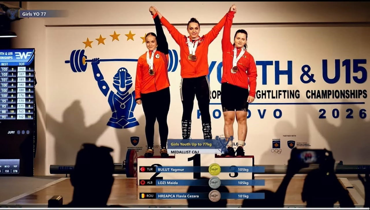 KOSOVA’NIN BAŞKENTİ PRİŞTİNE’DE DÜZENLENEN U15 VE YILDIZLAR AVRUPA HALTER ŞAMPİYONASI’NDA MÜCADELE...