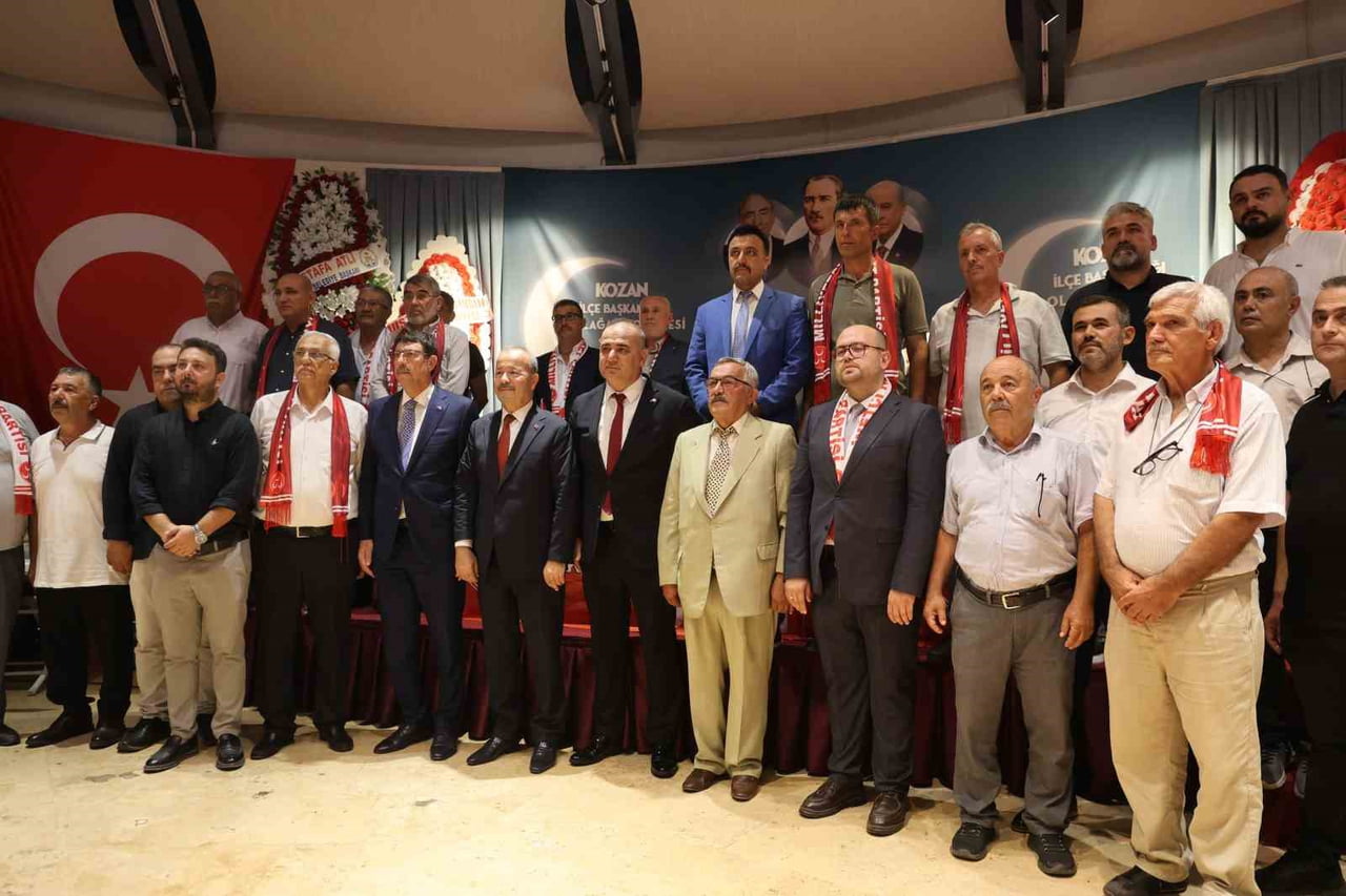 KOZAN İLÇESİNDE MHP 15. OLAĞAN İLÇE KONGRESİ GERÇEKLEŞTİRİLDİ.