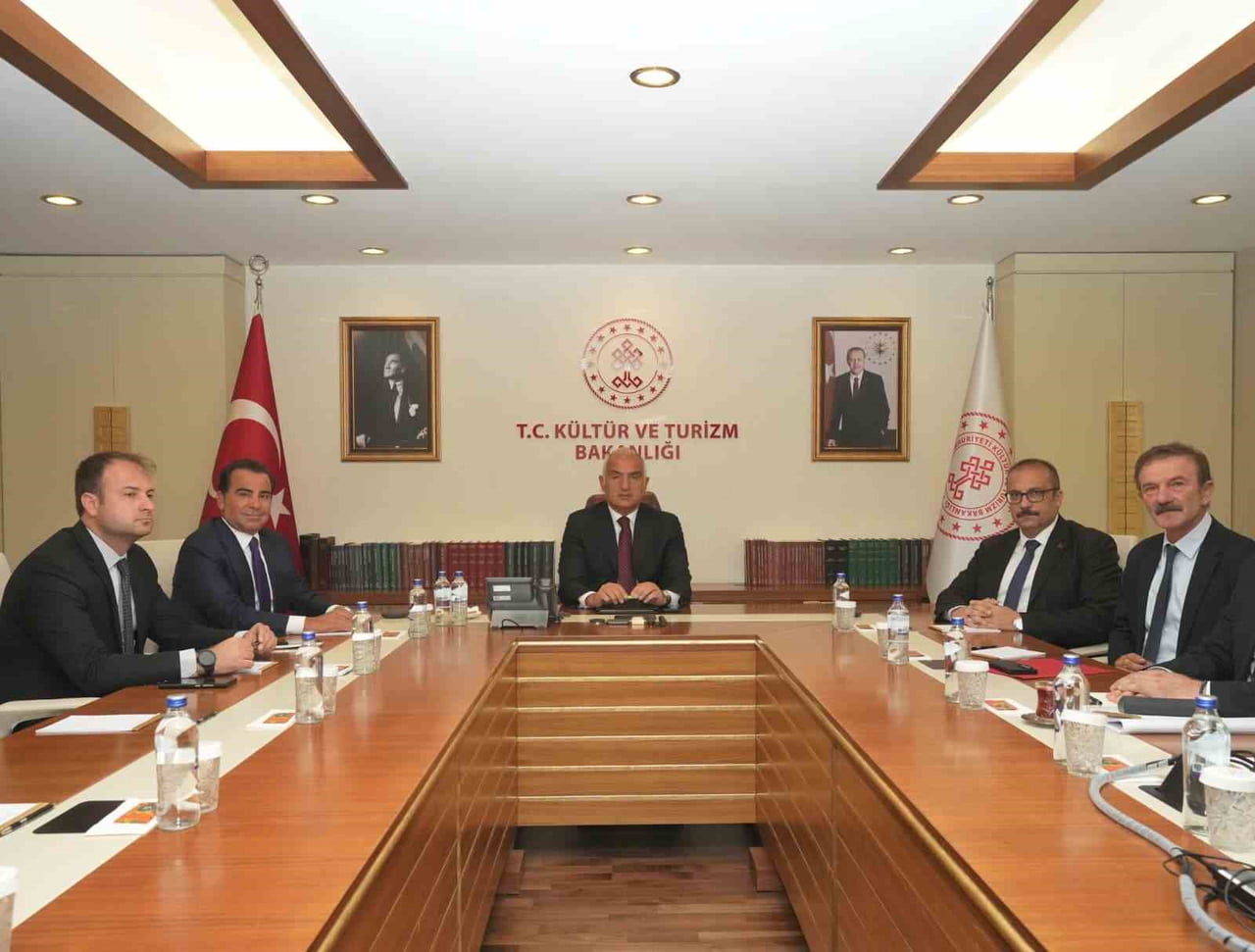 KÜLTÜR VE TURİZM BAKANI MEHMET NURİ ERSOY, KÜLTÜR VARLIKLARI VE MÜZELER GENEL MÜDÜRÜ BİROL...