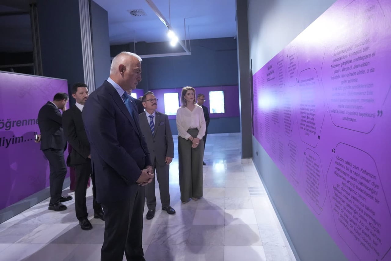 KÜLTÜR VE TURİZM BAKANI MEHMET NURİ ERSOY, TARİH PROFESÖRÜ VE BÜROKRAT PROF. DR. AHMET HALUK...