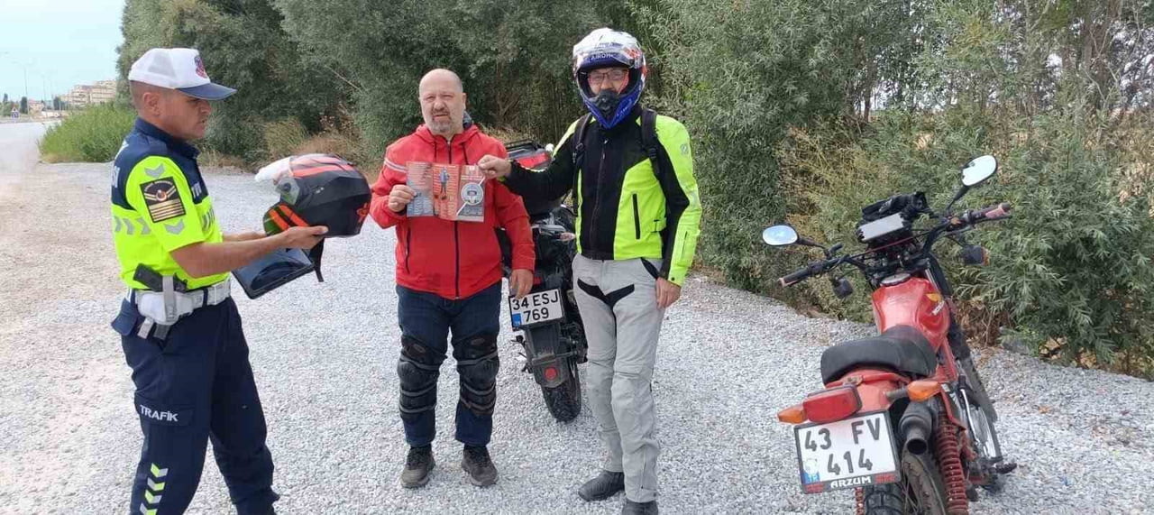 KÜTAHYA’DA MOTOSİKLET VE MOTORLU BİSİKLET SÜRÜCÜLERİNE YÖNELİK ÖZEL DENETİM