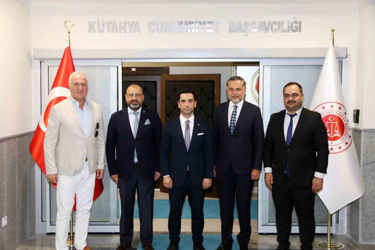 KÜTAHYA OSB’DEN BAŞSAVCI KILIÇ VE MHP İL BAŞKANI TÜRKER’E HAYIRLI OLSUN ZİYARETİ
