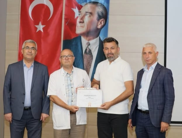 KÜTAHYA ŞEHİR HASTANESİ'NDEN TIBBİ SEKRETER İSHAK ORMAN'A TEŞEKKÜR BELGESİ