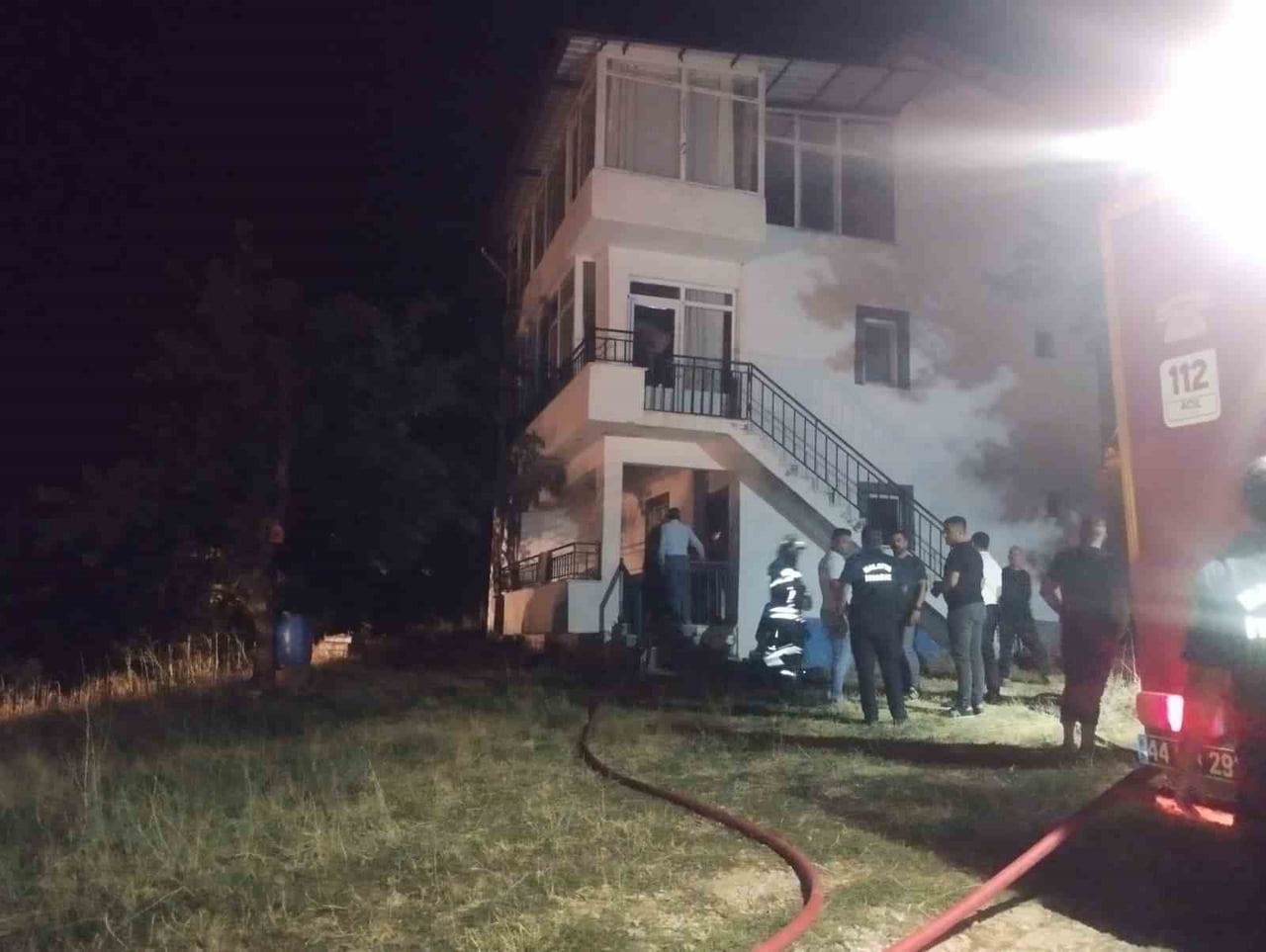 MALATYA’DA MÜSTAKİL EVDE YANGIN