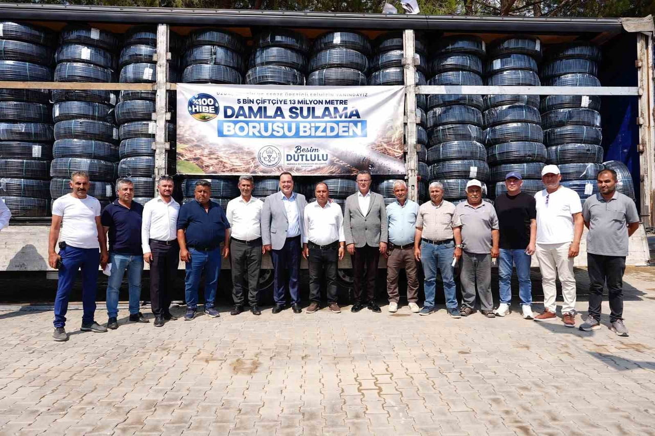 MANİSA BÜYÜKŞEHİR BELEDİYESİ, TARIMSAL ÜRETİMDE SUYUN VERİMLİ KULLANILMASINI SAĞLAMAK VE...