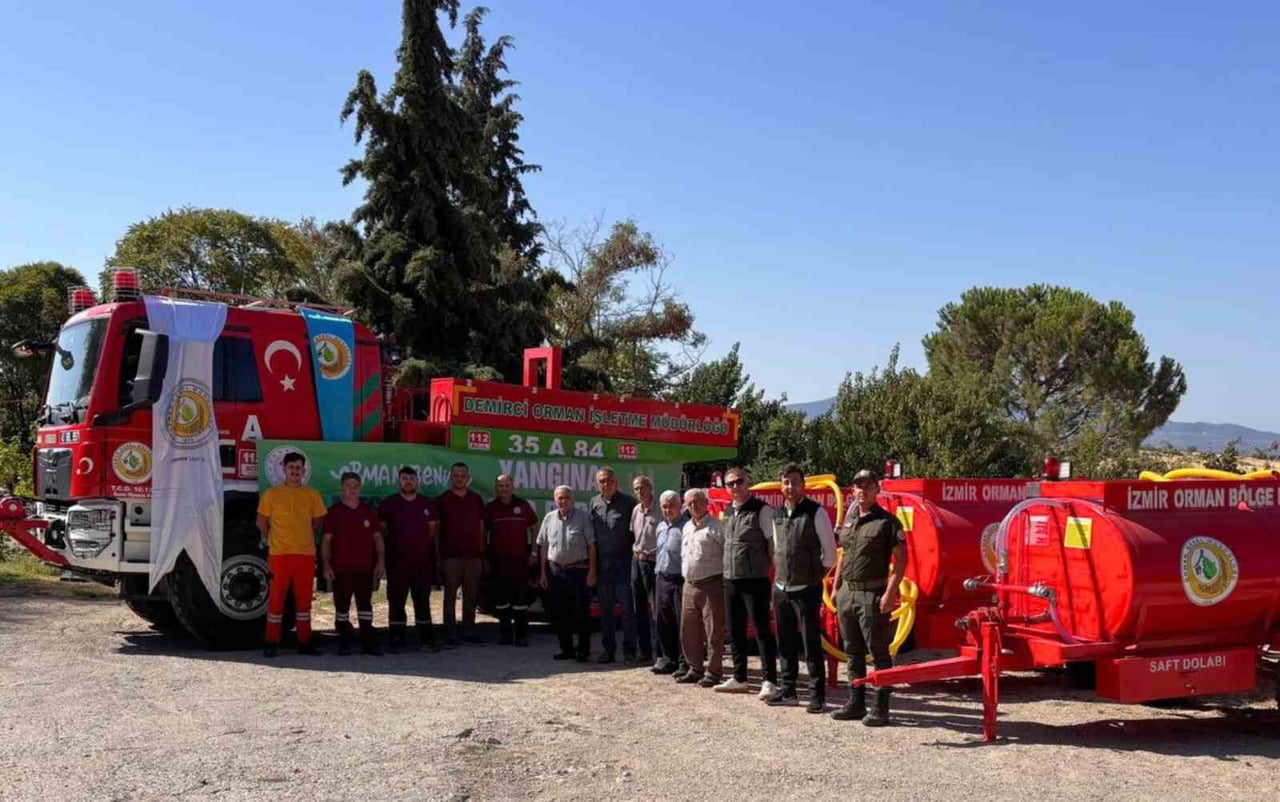 MANİSA’NIN DEMİRCİ İLÇESİNDE, ORMAN YANGINLARIYLA MÜCADELE ÇALIŞMALARINA GÜÇ KATACAK YENİ SU...