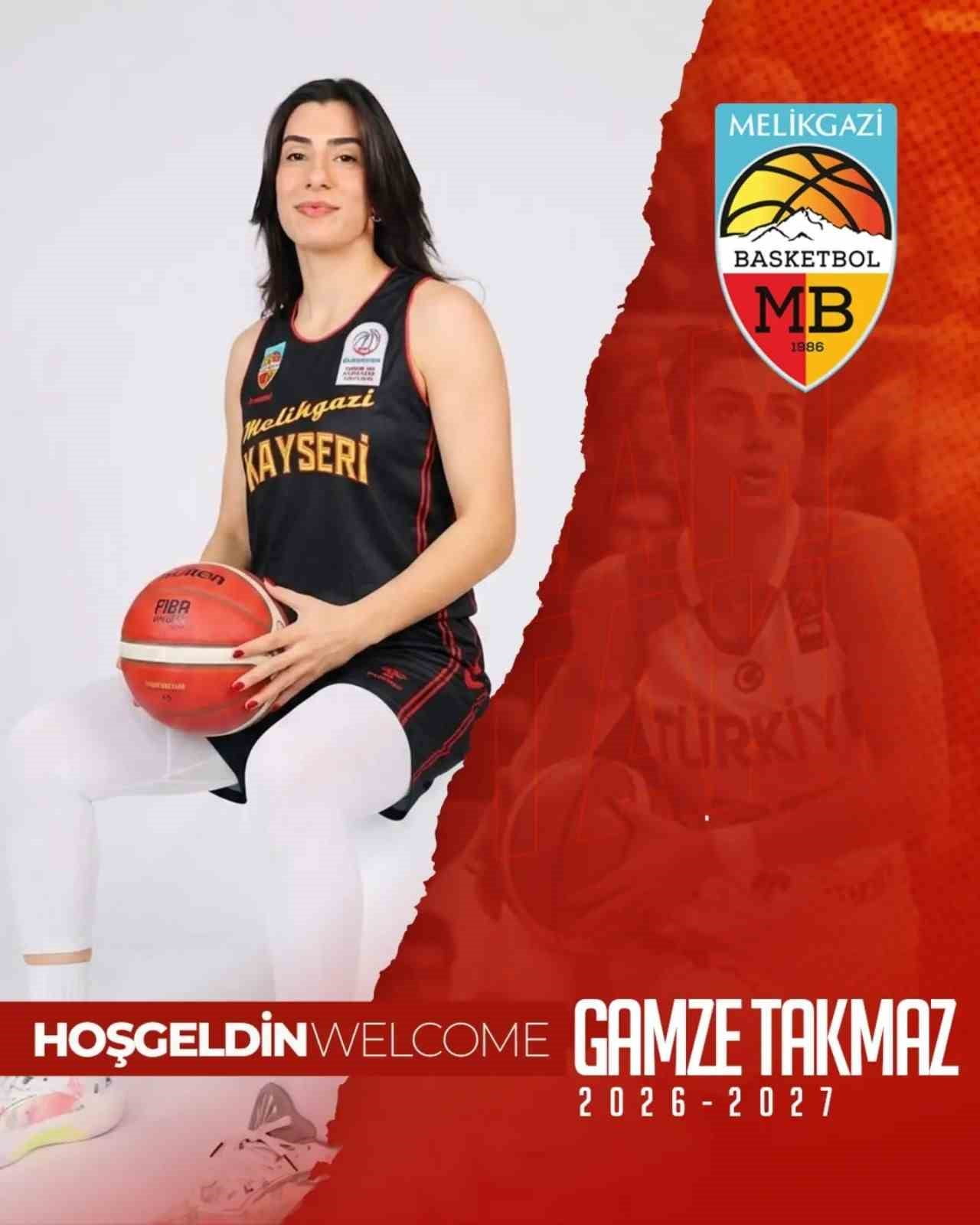 MELİKGAZİ KAYSERİ BASKETBOL, GAMZE TAKMAZ’I KADROSUNA KATTI.