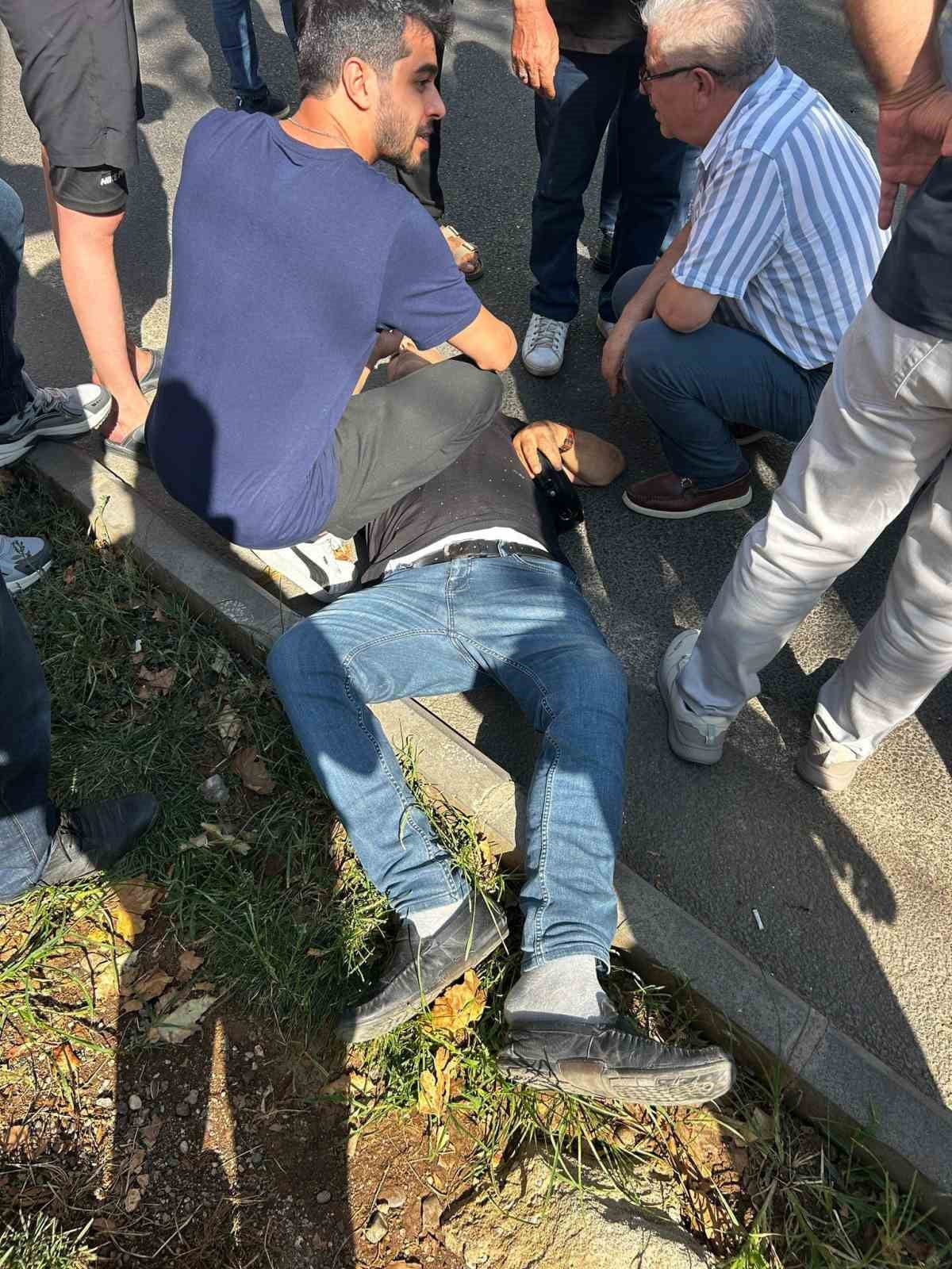 MERKEZ KAYAPINAR İLÇESİNDE MOTOSİKLETİN ÇARPTIĞI YAYA YARALANDI.
