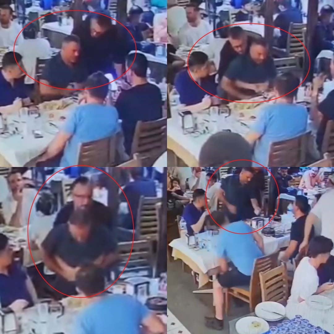 MERSİN'DE RESTORANDA YEMEK YERKEN SOLUK BORUSUNA LOKMA KAÇAN VATANDAŞ, ARKADAŞININ SANİYELER...