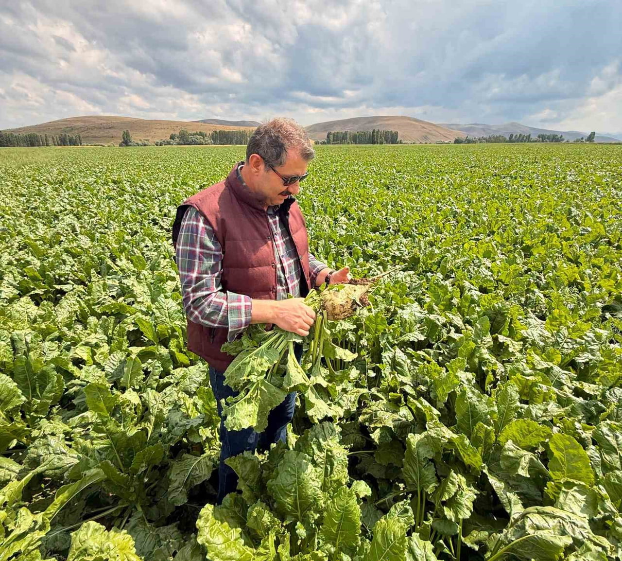 MİLLİ SAVUNMA BAKAN YARDIMCISI SALİH AYHAN, BAYBURT’UN ÇİFTETAŞ KÖYÜNDE BULUNAN TARLA VE...