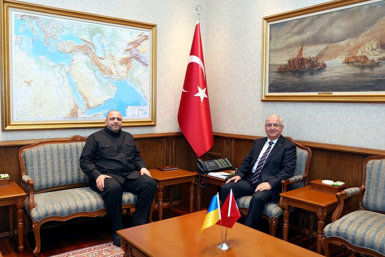 MİLLİ SAVUNMA BAKANI YAŞAR GÜLER, UKRAYNA DIŞ İSTİHBARAT SERVİSİ BAŞKANI RÜSTEM UMEROV İLE...