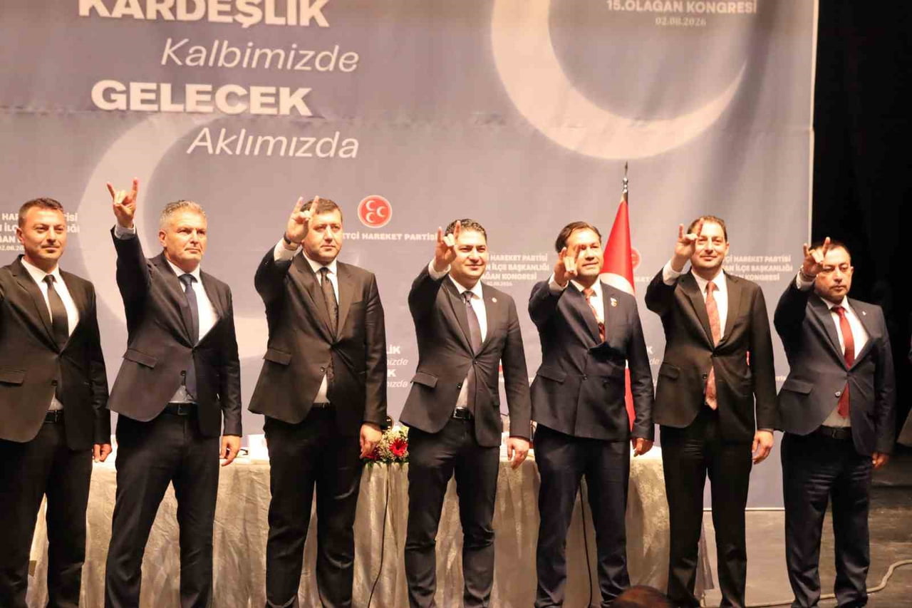 MİLLİYETÇİ HAREKET PARTİSİ (MHP) KOCASİNAN İLÇE BAŞKANLIĞI'NIN OLAĞAN İLÇE KONGRESİNDE MEVCUT...