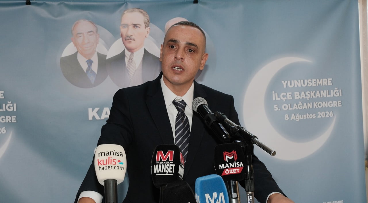 MİLLİYETÇİ HAREKET PARTİSİ (MHP) YUNUSEMRE 5. OLAĞAN İLÇE KONGRESİ’NDE MEVCUT BAŞKAN BÜLENT...