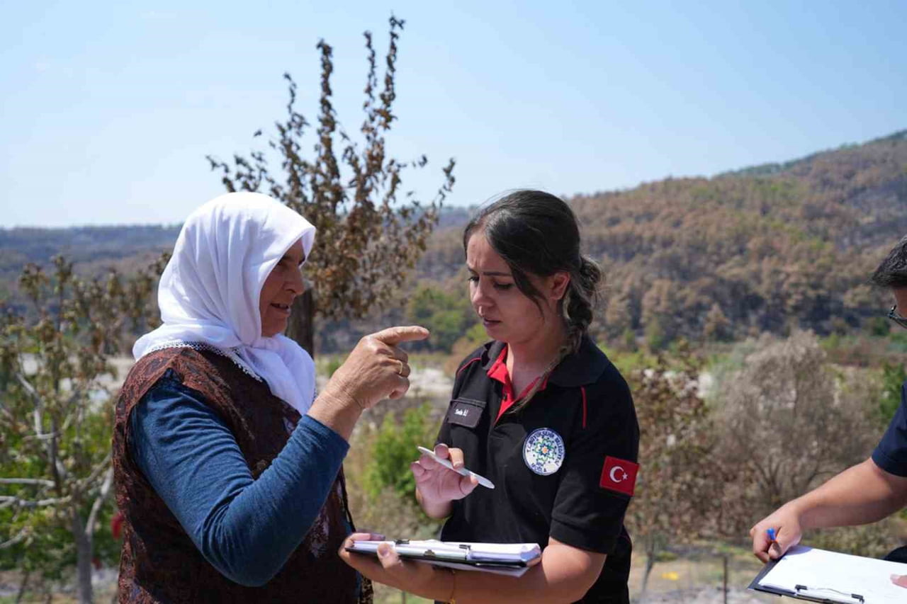 MUĞLA BÜYÜKŞEHİR BELEDİYESİ, SEYDİKEMER İLÇESİNDE MEYDANA GELEN ORMAN YANGINININ ARDINDAN TÜM...