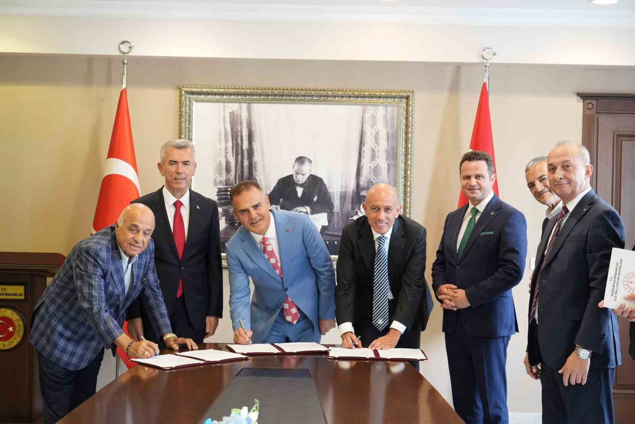 MUĞLA’NIN BODRUM İLÇESİ TURGUTREİS MAHALLESİ’NDE YAPILACAK 6 SINIFLI ANAOKULU İÇİN PROTOKOL, MUĞLA...