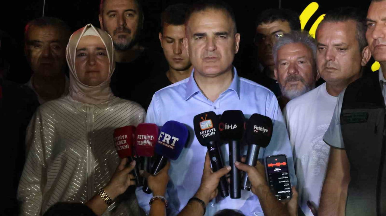 MUĞLA VALİSİ DR. İDRİS AKBIYIK YANGIN SONRASI AÇIKLAMA YAPTI