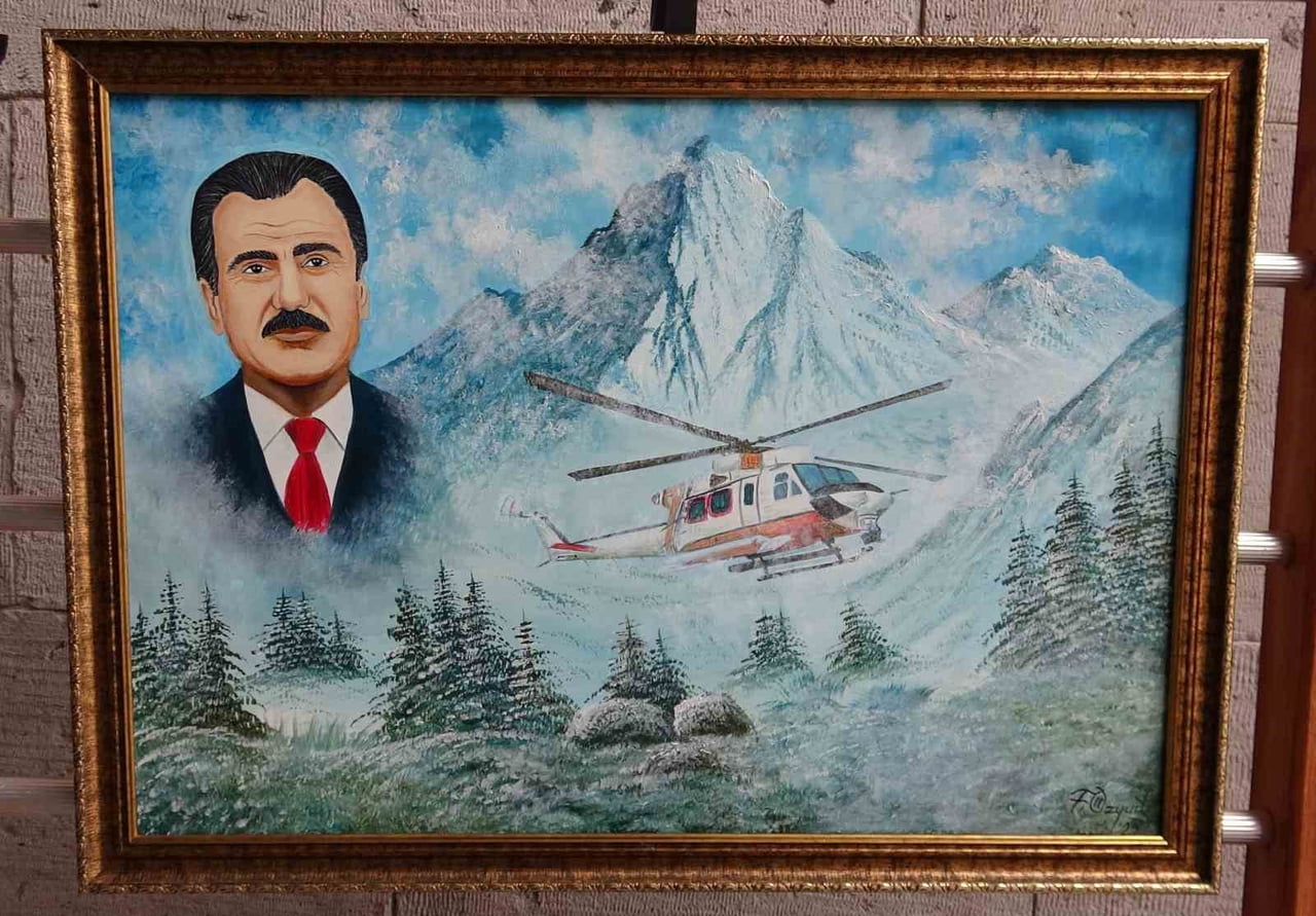 MUHSİN YAZICIOĞLU'NUN HATIRASI YAĞLI BOYA TABLODA YAŞATILIYOR