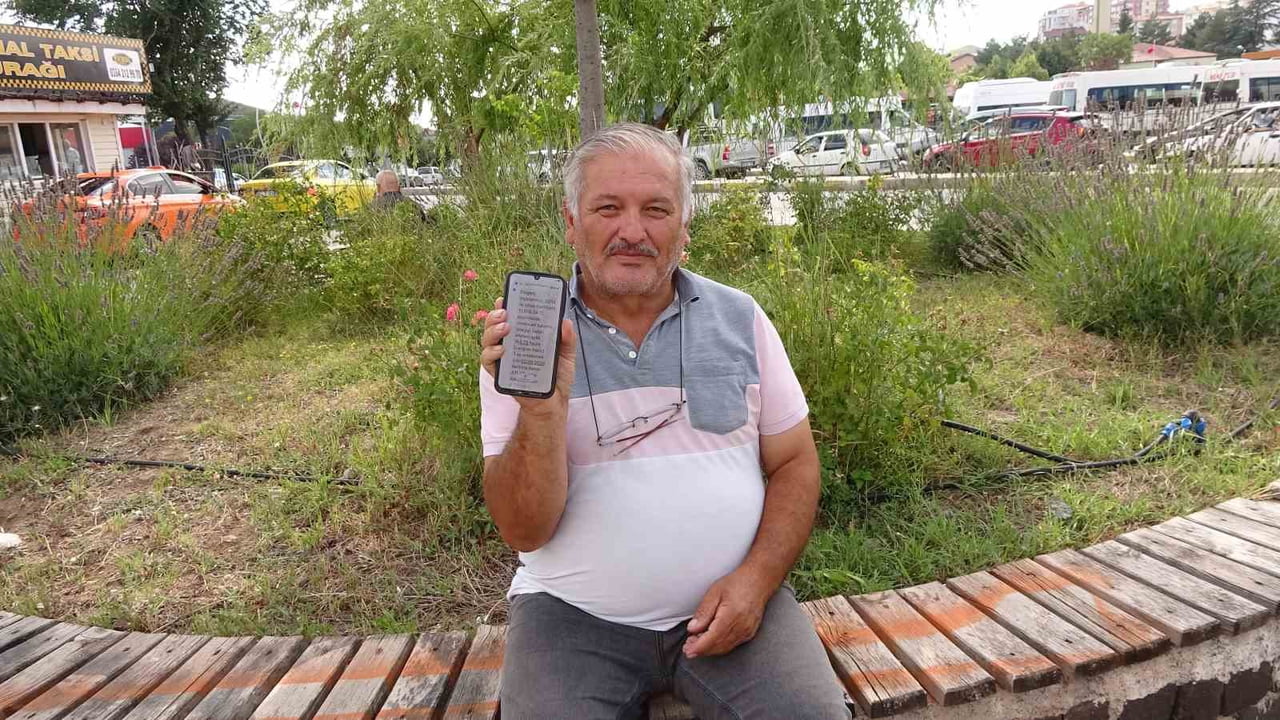 ÖZEL BİR BANKANIN KREDİ KARTI MÜŞTERİSİ OLAN OSMAN KARABULUT, CEP TELEFONUNA GELEN ONAY MESAJINI...