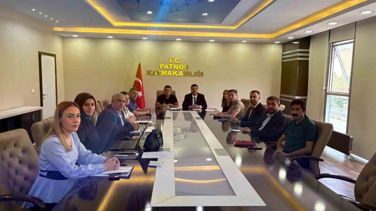 PATNOS’TA "KADINA YÖNELİK ŞİDDETLE MÜCADELE" KOORDİNASYON TOPLANTISI GERÇEKLEŞTİRİLDİ
