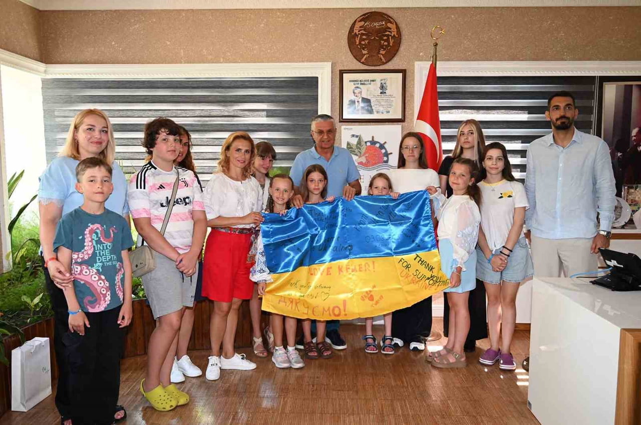 RUSYA-UKRAYNA ARASINDAKİ SAVAŞ NEDENİYLE MAĞDUR OLAN UKRAYNALI ÇOCUKLAR, KEMER BELEDİYESİ...