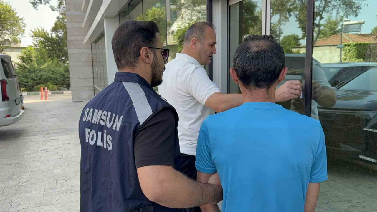 Ş.G.(40), EMNİYETTEKİ İŞLEMLERİNİN TAMAMLANMASININ ARDINDAN BUGÜN SAMSUN ADLİYESİ’NE SEVK...