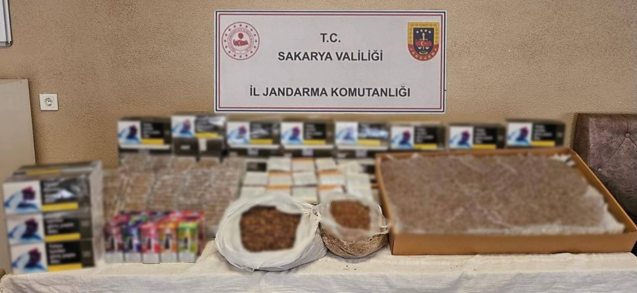 SAKARYA'NIN SERDİVAN İLÇESİNDE JANDARMA EKİPLERİNCE KAÇAKÇILIKLA MÜCADELE KAPSAMINDA DÜZENLENEN...