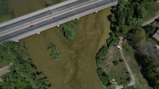 Sakarya Nehri'ndeki arama çalışmaları böyle görüntülendi