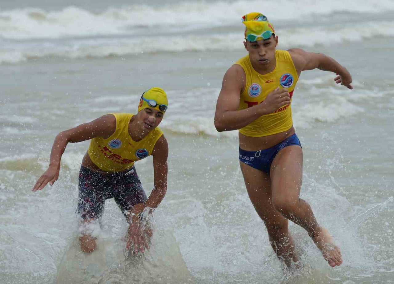 SAMSUN’DA DÜZENLENEN CANKURTARMA SPORTİF DENİZ AÇIK YAŞ ERKEKLER BİREYSEL VE KULÜPLER ARASI...