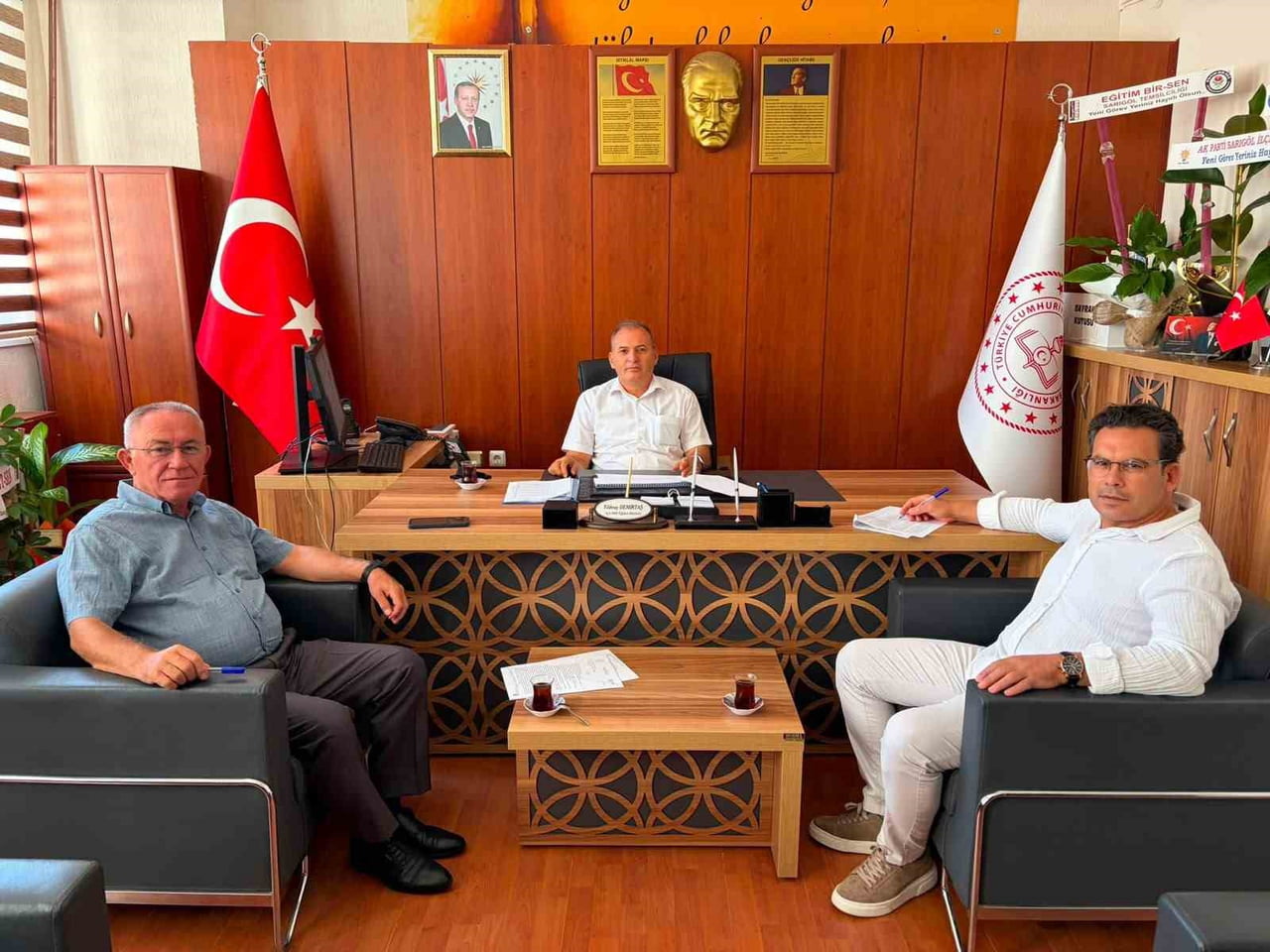 SARIGÖL İLÇE MİLLİ EĞİTİM MÜDÜRÜ YILDIRAY DEMİRTAŞ BAŞKANLIĞINDA GERÇEKLEŞTİRİLEN KOORDİNASYON...