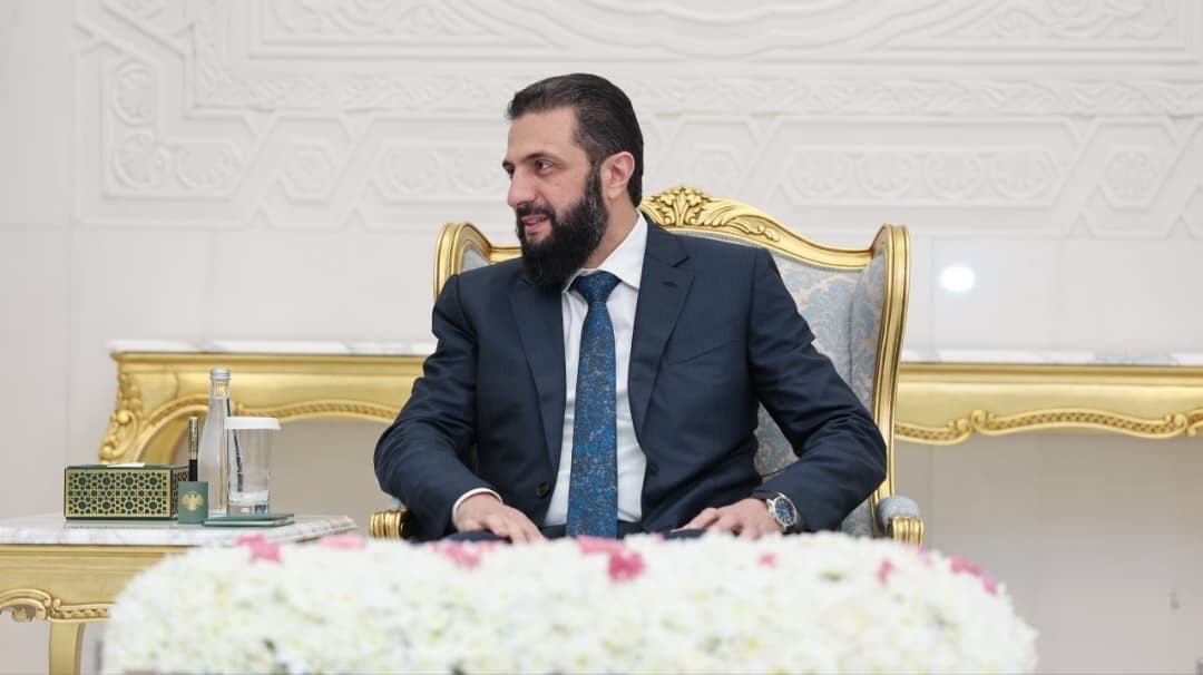 SDG ELEBAŞI MAZLUM ABDİ, BAŞKENT ŞAM’DAKİ HALK SARAYI’NDA SURİYE DIŞİŞLERİ BAKANI ESAD HASAN...