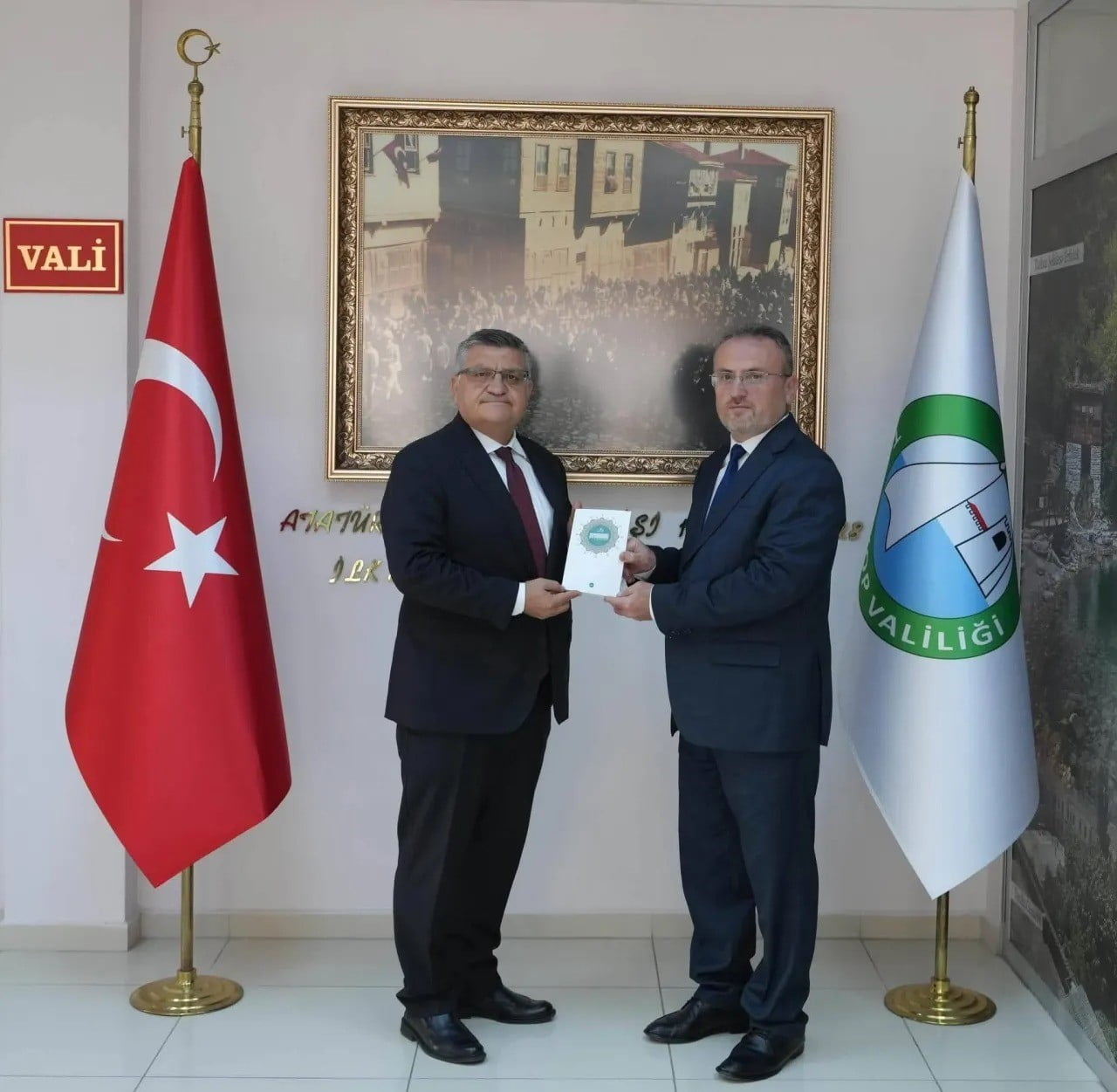 SİNOP İL MÜFTÜSÜ PAŞA BEKTAŞ VE BERABERİNDEKİ MÜFTÜLÜK HEYETİ, MEVLİD-İ NEBİ HAFTASI MÜNASEBETİYLE...