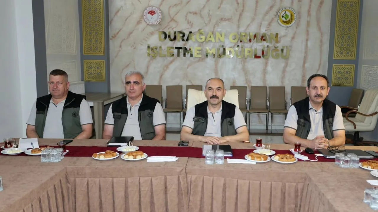 SİNOP ORMAN BÖLGE MÜDÜRLÜĞÜNÜN AYLIK KOORDİNASYON VE DEĞERLENDİRME TOPLANTISI, BÖLGE MÜDÜRÜ RIDVAN...