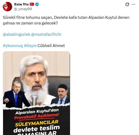 SOSYAL MEDYADA ALPARSLAN KUYTUL VE EŞİ SEMRA KUYTUL'UN KONUŞMALARINA VATANDAŞLARIN TEPKİ...