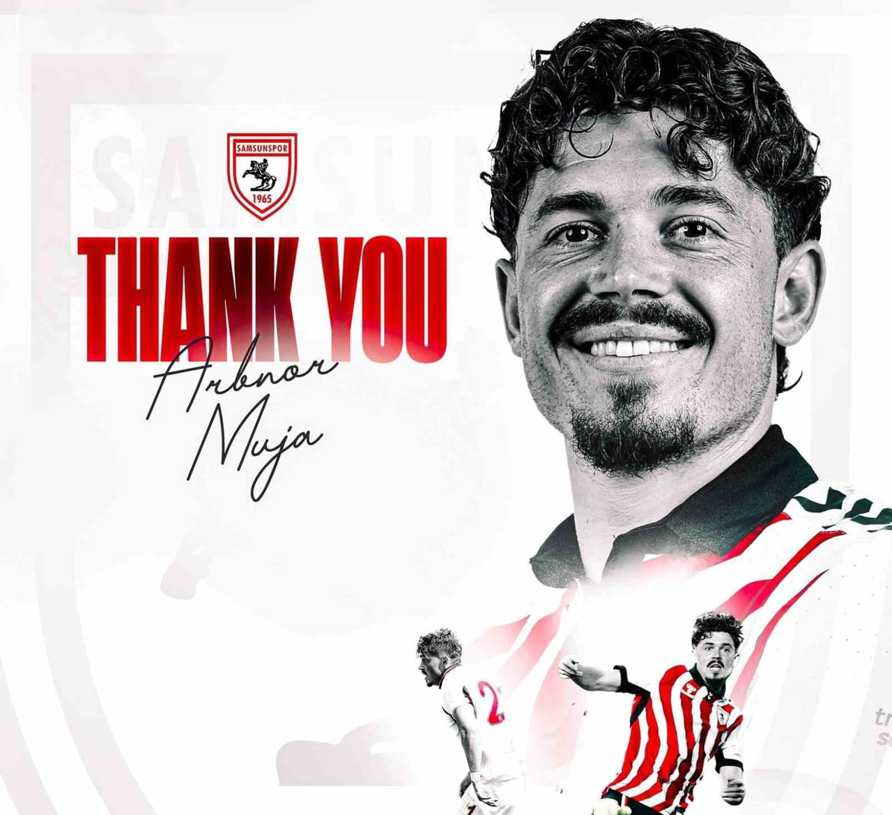 SÜPER LİG EKİPLERİNDEN SAMSUNSPOR, 27 YAŞINDAKİ KANAT OYUNCUSU ARBNOR MUJA İLE YOLLARIN...