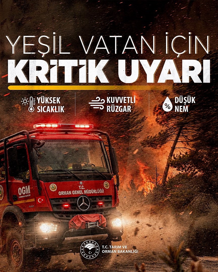 TARIM VE ORMAN BAKANI İBRAHİM YUMAKLI, "ORMANLIK ALANLARDA VE YAKIN ÇEVRESİNDE KESİNLİKLE ATEŞ...