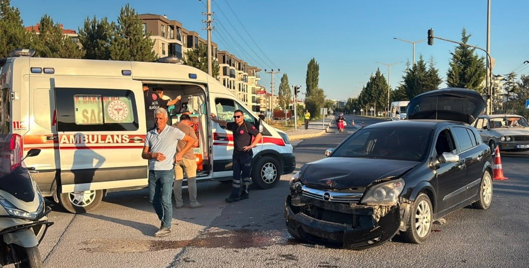TAVŞANLI'DA TRAFİK KAZASI 1 YARALI