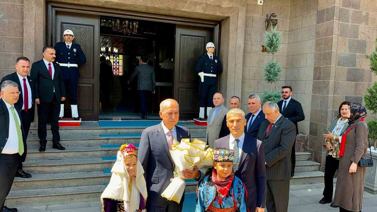 TBMM BAŞKANI NUMAN KURTULMUŞ, BÜYÜK TAARRUZ'UN 104'ÜNCÜ YIL DÖNÜMÜ ÇERÇEVESİNDE GELDİĞİ...