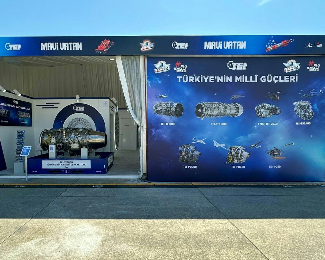 TEI STANDINDA TÜRKİYE'NİN İLK UÇAK MOTORU TEI-TF6000, TÜRKİYE'NİN İLK MİLLÎ HELİKOPTER MOTORU...
