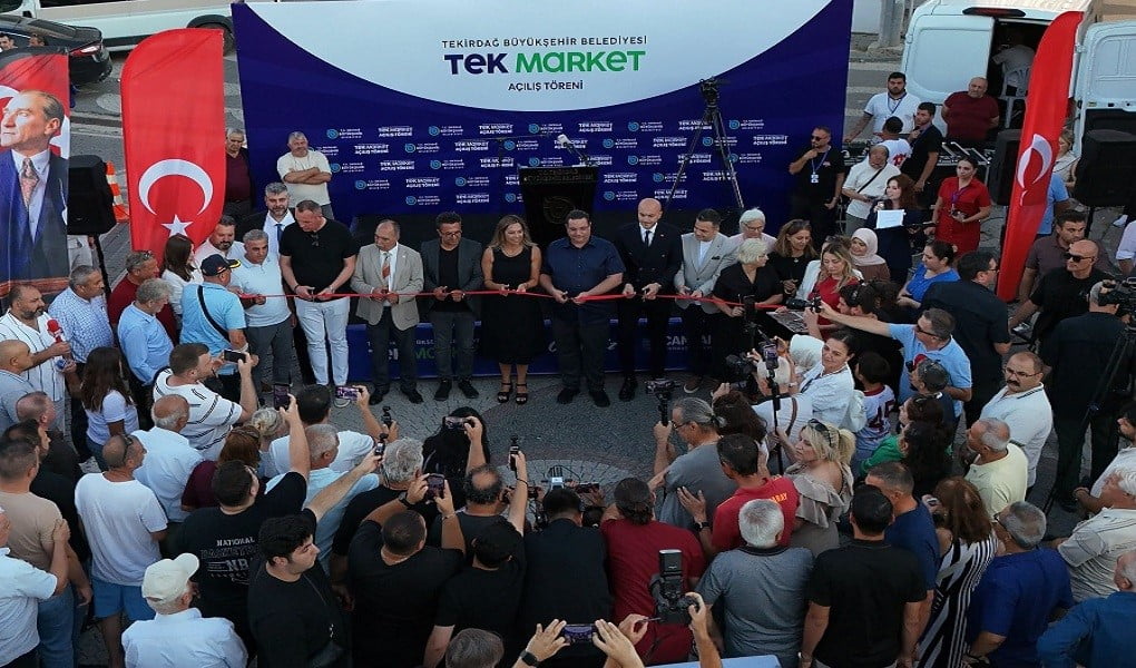 TEK MARKET PROJESİNİN 8'İNCİ ŞUBESİ MARMARAEREĞLİSİ'NDE DÜZENLENEN TÖRENLE HİZMETE...