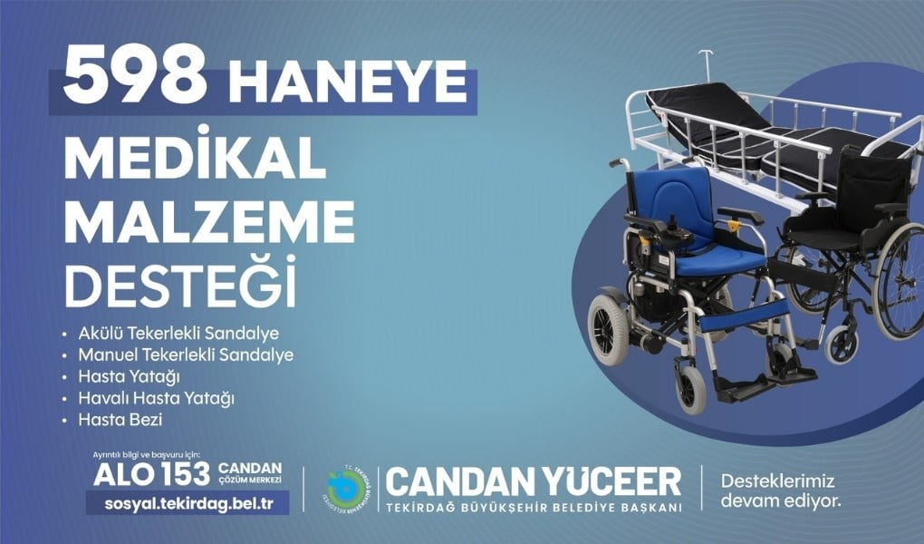 TEKİRDAĞ BÜYÜKŞEHİR BELEDİYESİ, SOSYAL BELEDİYECİLİK ÇALIŞMALARI KAPSAMINDA İHTİYAÇ SAHİBİ...
