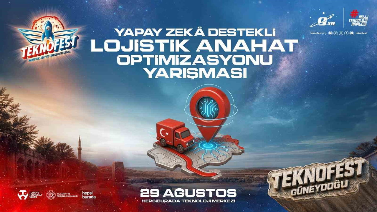 TEKNOFEST KAPSAMINDA DÜZENLENEN YAPAY ZEKA DESTEKLİ LOJİSTİK ANAHAT OPTİMİZASYONU YARIŞMASI’NDA...