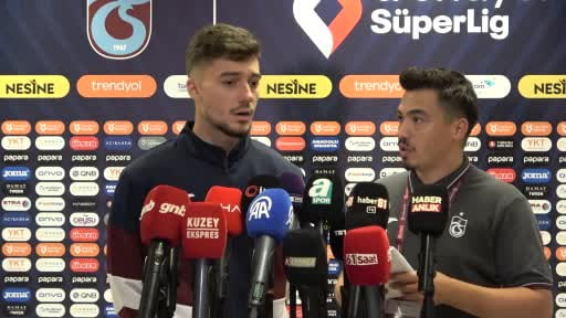 Trabzonsporlu oyuncu Ernest Muçi, Başakşehir maçının ardından yaptığı açıklamada, zor bir...